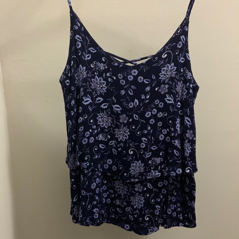 Juniors floral tank